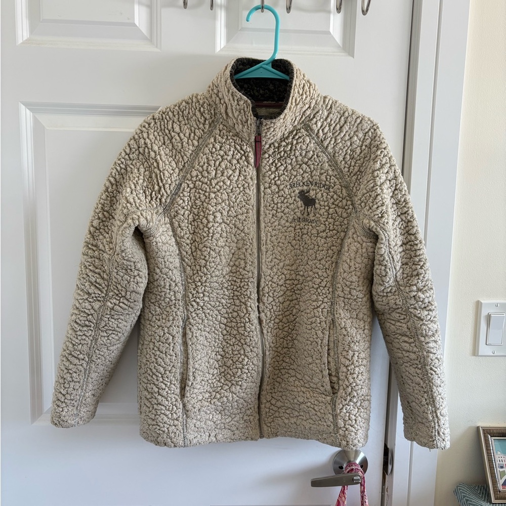❌ SOLD // Vintage Colorado Cream Sherpa Jacket
